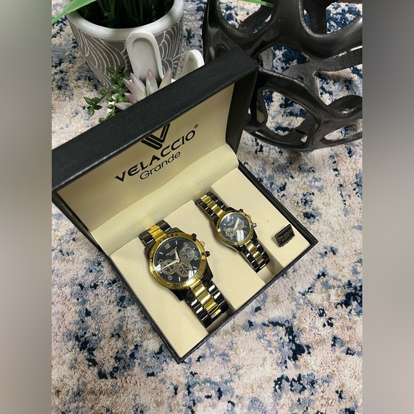 Velaccio Grande his & hers watch gift set. NEW. - Picture 2 of 5